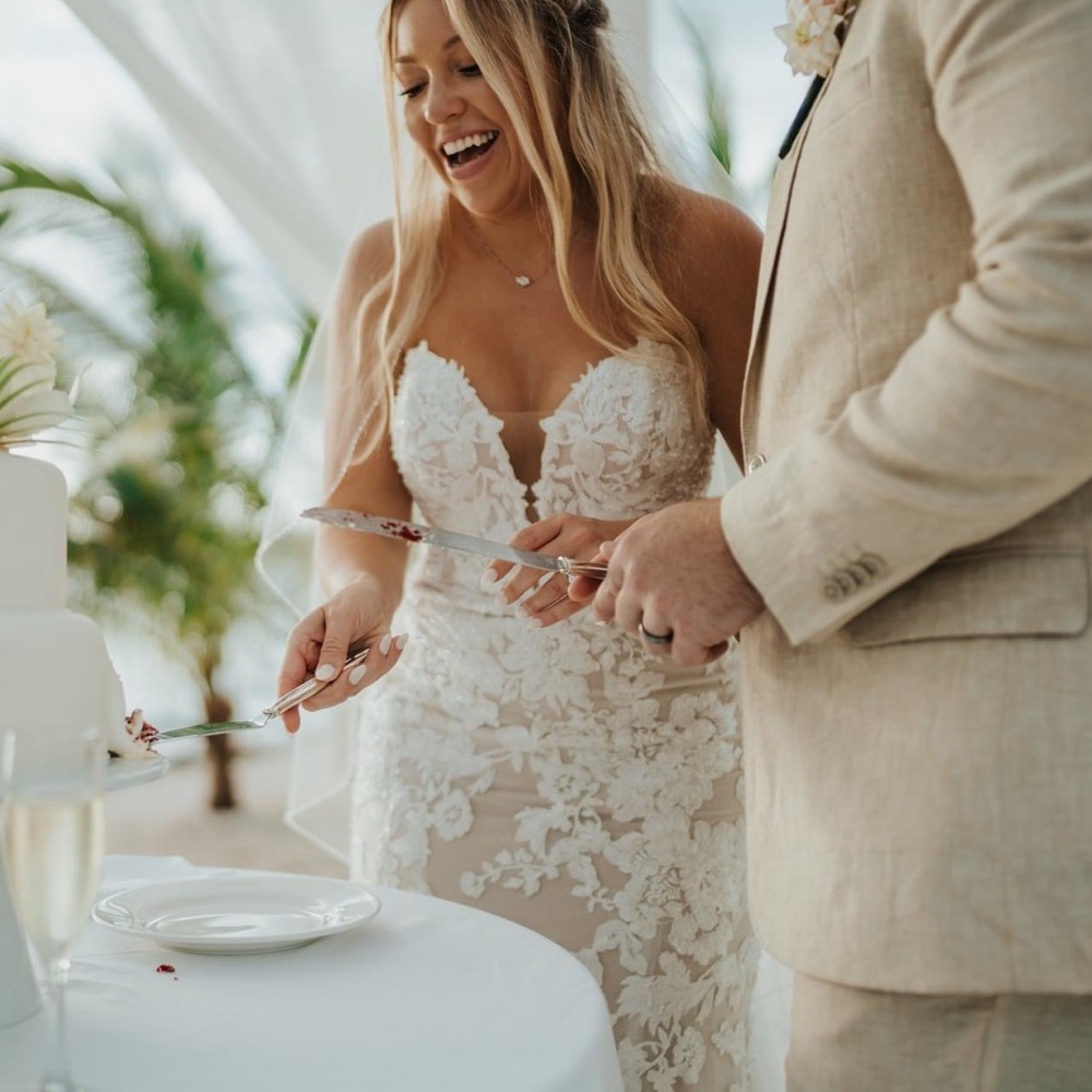 Martina Liana Wedding Dress W/ Veil